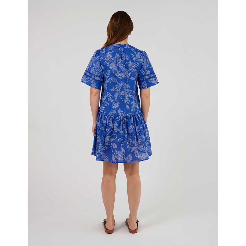 Stella + Gemma Eugenie Dress Corfu Cobalt image number 1